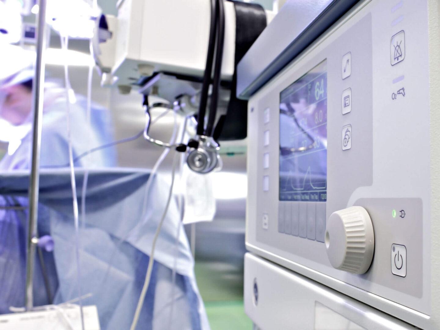 GettyImages-470816888-copy A medical device is shown in the foreground.